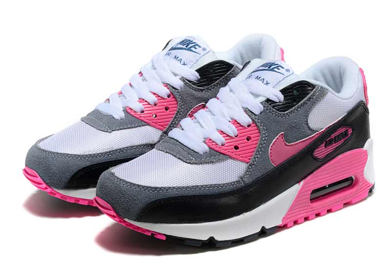 air max blanche et rose femme