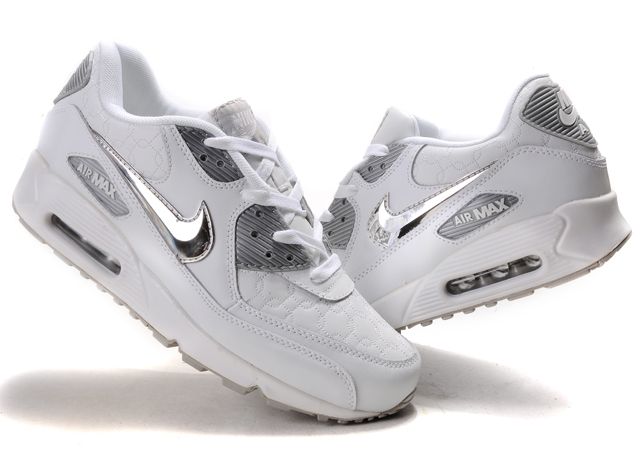 Achat De;ve Nike Air Max 90 Femme Blanche Chaussures Pas Cher Alainhemet