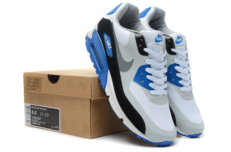 Achat De;ve Nike Air Max 90 Homme Bleu Chaussures Pas Cher Alainhemet