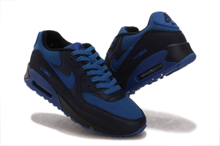 Achat De;ve Nike Air Max 90 Homme Bleu Chaussures Pas Cher Alainhemet