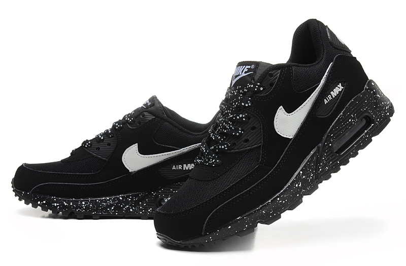 Achat De;ve Nike Air Max 90 Femme Noir Chaussures Pas Cher Alainhemet